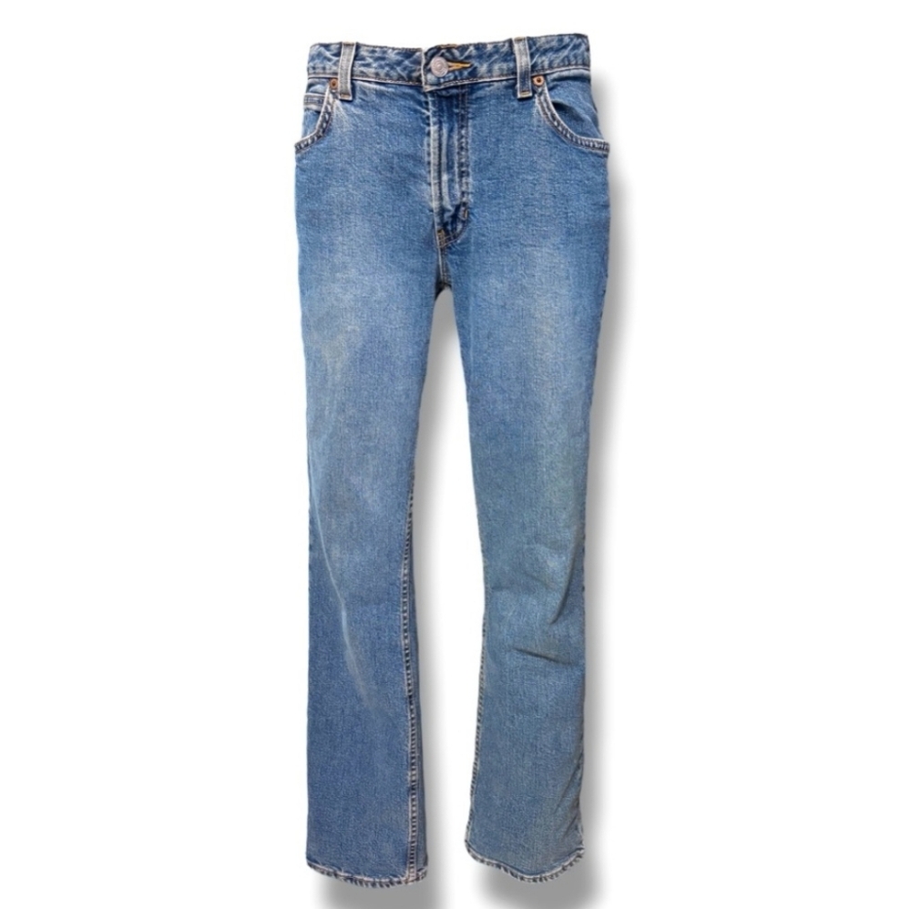 GAP Mid Rise Stretch Bootcut Jeans Medium Wash 6 Regular VINTAGE